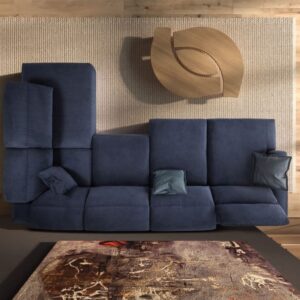The Melange Sofa is designed for ultimate comfort and contemporary living. With its generously cushioned seating and soft, inviting design, it creates the perfect place to relax while maintaining a modern, elegant look. Each seat features an adjustable neckrest that provides personalized head and neck support for enhanced relaxation. The sofa also includes an innovative sliding seat function, allowing the seats to extend and create a deeper lounging position for extra comfort when watching TV or unwinding.