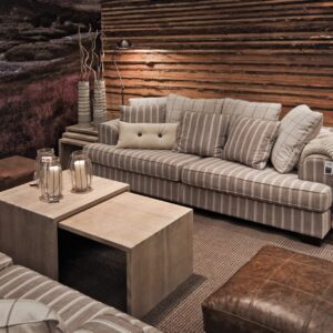 The Franklin Sofa is a perfect blend of comfort and style, offering a classic design with plush cushions and a deep seat.