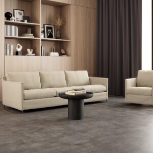 The Petito Sofa blends bohemian style with a simple, iconic design. 3 seater sofa available in fixed or loose covers. Modern Furniture SOUL, Dublin
