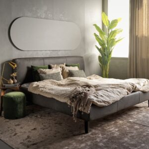 Soft Padded Bedframe called Shabby from Soul Furniture near me. Dublin. Modern interir style bedroom