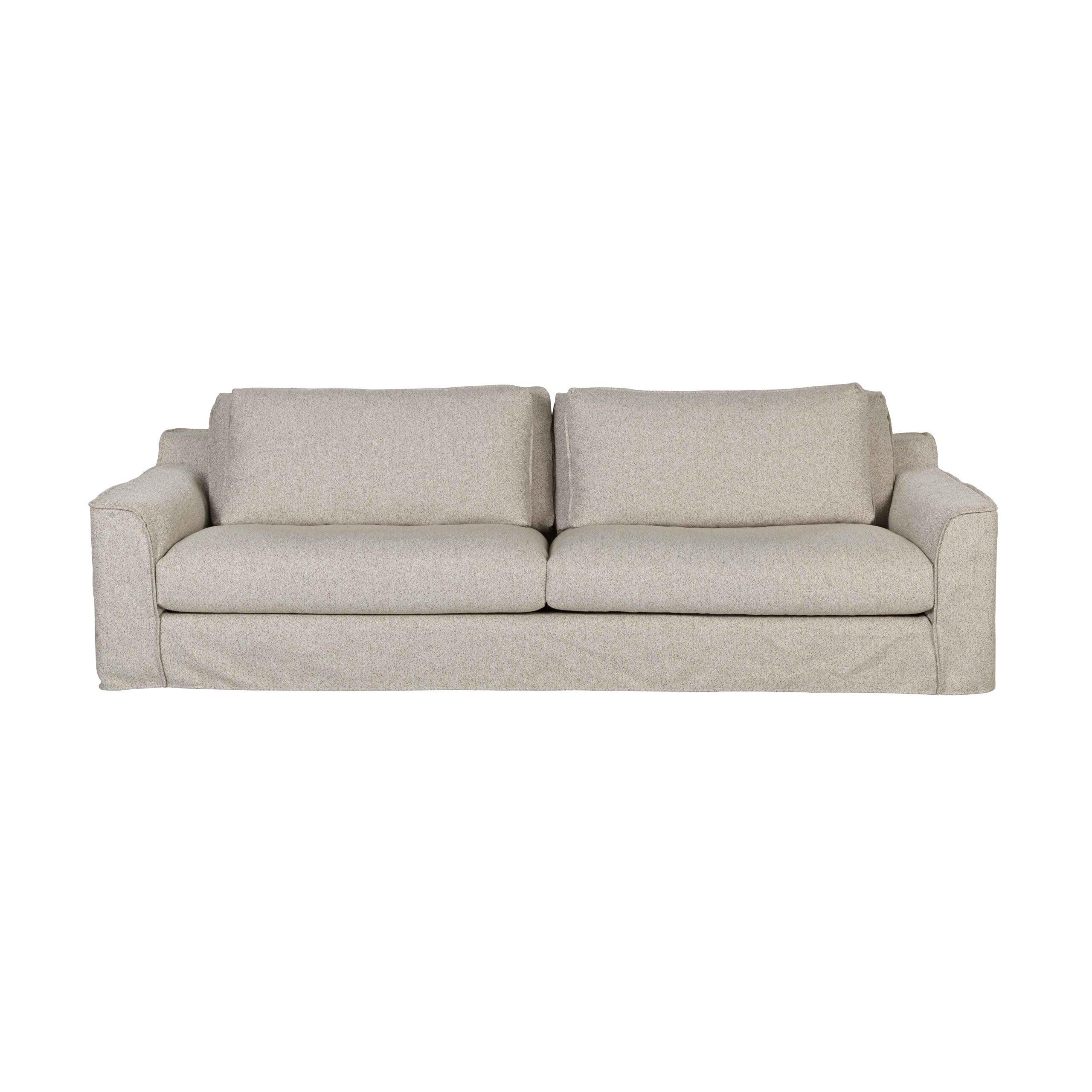 The Grande Double Day Sofa combines comfort and spaciousness with its thick cushions and tall back, offering excellent support. Loose cover Sofa, modern style interior