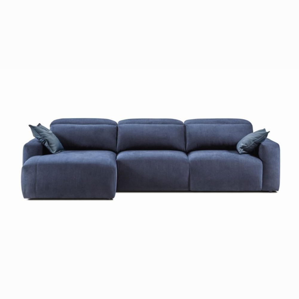 The Melange Sofa is designed for ultimate comfort and contemporary living. With its generously cushioned seating and soft, inviting design, it creates the perfect place to relax while maintaining a modern, elegant look. Each seat features an adjustable neckrest that provides personalized head and neck support for enhanced relaxation. The sofa also includes an innovative sliding seat function, allowing the seats to extend and create a deeper lounging position for extra comfort when watching TV or unwinding.