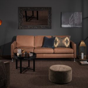The Coffee Sofa exudes a warm, inviting charm without sacrificing comfort or style