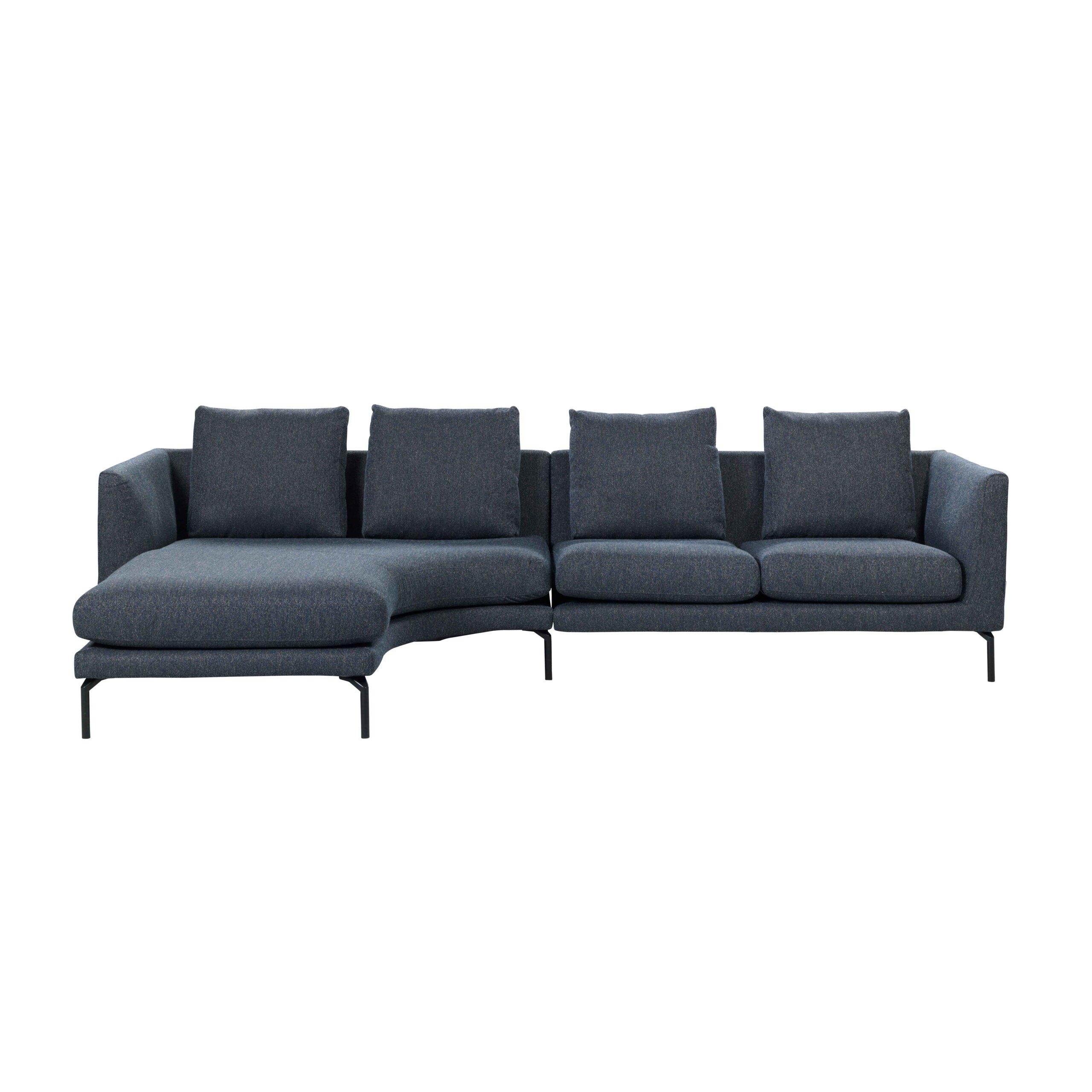 The Francis Dusk sofa is known for its Scandinavian elegance and various comfort options.